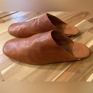 Free People Reese Leather Flats , Size 8